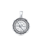  Compass Pendant Necklace