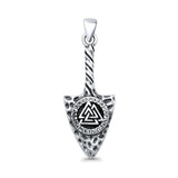  Valknut Arrowhead Pendant Necklace