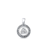  Valknut Pendant Necklace