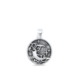  Moon, Star & Cloud Pendant Necklace