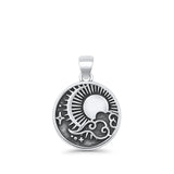  Sun, Star & Cloud Pendant Necklace
