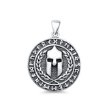  Spartan Warrior Pendant Necklace