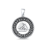  Triquetra Runes Pendant Necklace