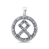  Othala Rune Pendant Necklace