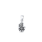  Hamsa & Evil Eye Pendant Necklace