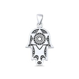 Star Hand Of Hamsa Pendant Necklace