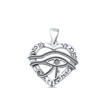 Eye of Horus & Zodiac Pendant Necklace