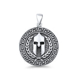 Viking Helmet Pendant Necklace