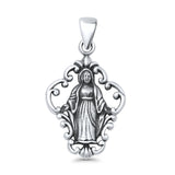 Virgin Mary Pendant Necklace