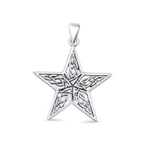  Celtic Style Star Pendant Necklace