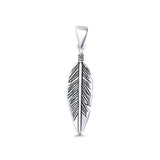  Feather Charm Pendant Necklace