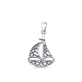  Sailboat Pendant Necklace