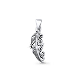  Feather Pendant Necklace