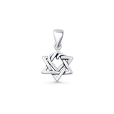 Star Twisted Heart Pendant Necklace