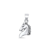  Horse Head Pendant Necklace