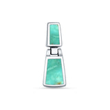 Oxidized Drop Dangle Pendant 