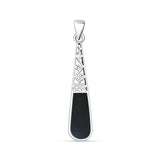 Oxidized Filigree Pendant 