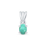 Oval Turquoise Pendant Necklace