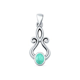  Filigree Pendant 