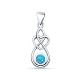  Twisted Heart Pendant 