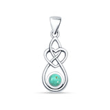  Twisted Heart Pendant 