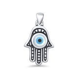 Evil Eye & Hand Of Hamsa Pendant