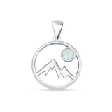  Mountains & Moon Pendant 