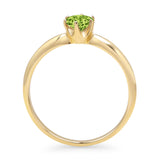 Round Solitaire Gold Ring