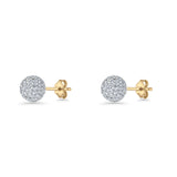 Full Ball Stud Earring