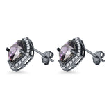 Cushion Cut Stud Earrings