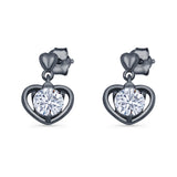Heart Stud Earrings