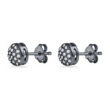 Round Stud Earrings