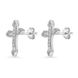Cross Stud Earrings