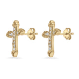 Cross Stud Earrings