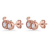 Owl Eye Stud Earrings