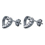 Heart Stud Earrings