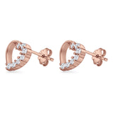 Heart Stud Earrings