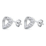 Heart Stud Earrings