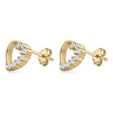 Heart Stud Earrings