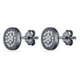Round Stud Earrings