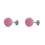 Full Ball Stud Earring