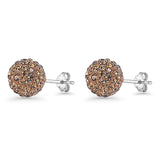 Full Ball Stud Earring