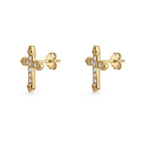 Cross Stud Earrings