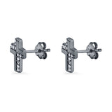 Cross Stud Earrings