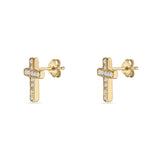 Cross Stud Earrings