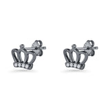 Princess Crown Stud Earring