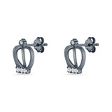 Crown Stud Earrings