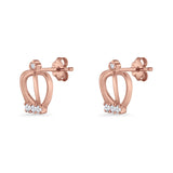 Crown Stud Earrings