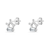 Crown Stud Earrings