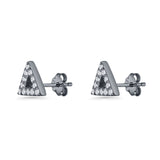 Triangular Stud Earrings